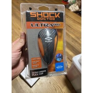 Shock Doctor Flex Cup Ultra Pro Ultra Carbon Ages 10-14 Medium BRAND NEW (18)